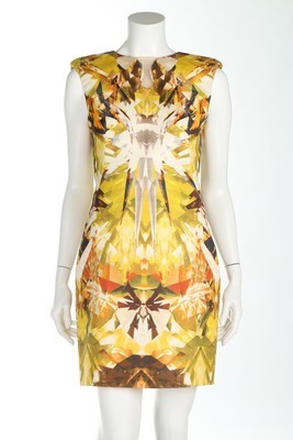 Lot 368 - An Alexander McQueen crystalline print dress, '...