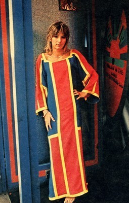 Lot 152 - A Mr Freedom crpe colour-block kaftan-style...