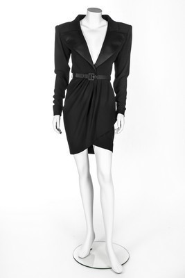 Lot 289 - A classic Yves Saint Laurent couture black...