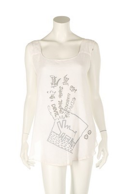 Lot 256 - A Westwood/McLaren muslin vest top, with Keith...