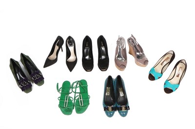 Lot 147 - Eleven pairs of designer shoes, 2000s-modern,...