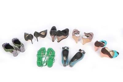 Lot 147 - Eleven pairs of designer shoes, 2000s-modern,...