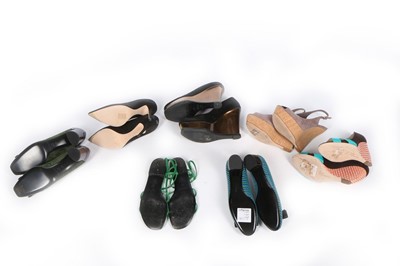Lot 147 - Eleven pairs of designer shoes, 2000s-modern,...