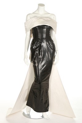 Lot 302 - An unusual Thierry Mugler black vinyl and...