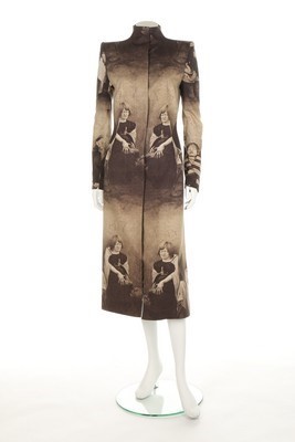 Lot 359 - A fine and rare Alexander McQueen printed...