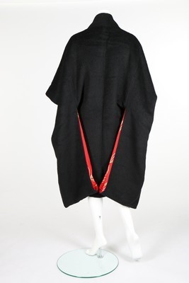 Lot 326 - A Yohji Yamamoto black mohair kimono coat,...