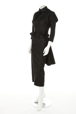 Lot 332 - A Junya Watanabe/Commes des Garons black wool...