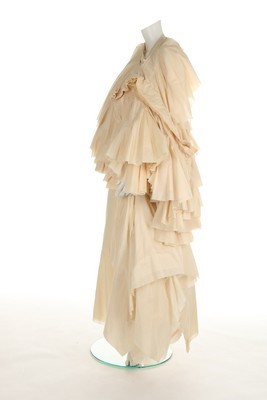 Lot 330 - A fine Comme des Garons layered ivory calico...
