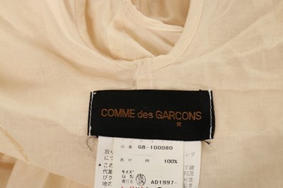 Lot 330 - A fine Comme des Garons layered ivory calico...