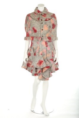 Lot 334 - A Comme des Garons mottled pink and grey...