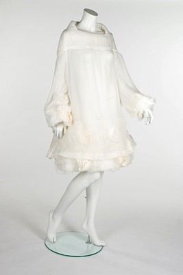 Lot 340 - A Comme des Garons white chiffon and tulle...