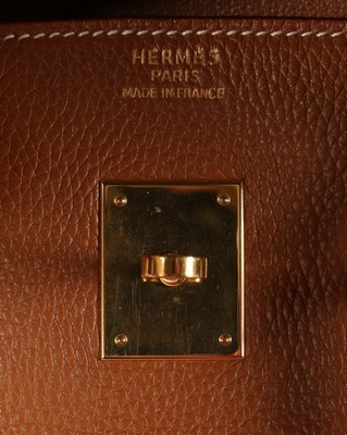 Lot 5 - An Hermès tan leather Birkin, 2007, blind...