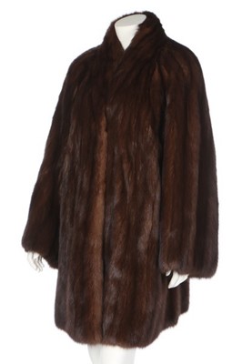 Lot 268 - A Sable coat, probably 1990s, unlabelled,...