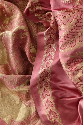 Lot 65 - A Farquharson & Wheelock pink and gold...