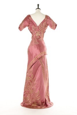 Lot 65 - A Farquharson & Wheelock pink and gold...