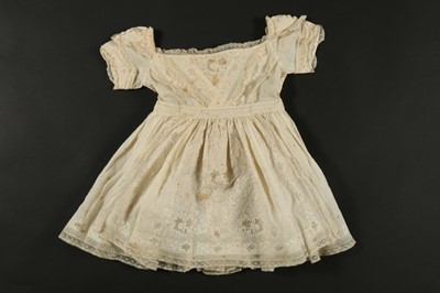 Lot 19 - King Edward VII's infant gown and accessories...
