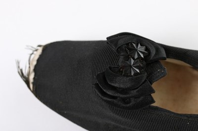 Lot 20 - Two pairs of Queen Victoria's black silk...
