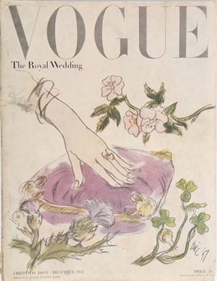 Lot 278 - British Vogue 1947, complete run, January to...