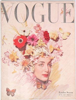 Lot 280 - British Vogue, 1949, complete run, January to...