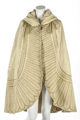 Lot 80 - A Jeanne Lanvin couture quilted and...