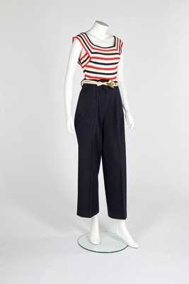 Lot 89 - A rare cruise/beach ensemble, late 1930s,...