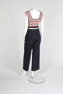 Lot 89 - A rare cruise/beach ensemble, late 1930s,...
