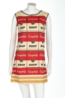 Lot 150 - A Campbell's 'Souper' paper dress, American,...