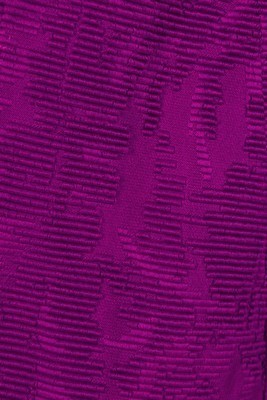 Lot 103 - A Pedro Rodriguez couture magenta cannel satin...