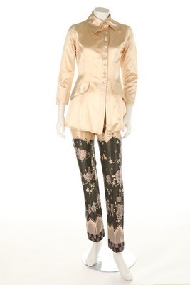 Lot 220 - An Ossie Clark 'Lamborghini' suit, 1968,...