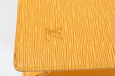 Lot 60 - A Louis Vuitton sunflower-yellow epi leather...