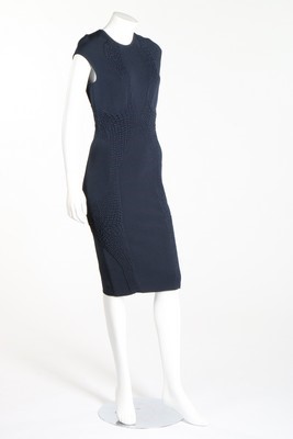 Lot 66 - Two Alexander McQueen body-con stretch viscose...