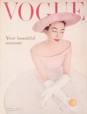 Lot 286 - British Vogue, 1955, near complete run,...