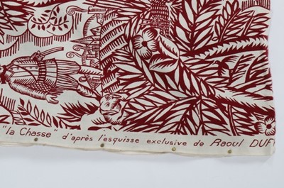 Lot 98 - Raoul Dufy for Bianchini Ferier furnishing...