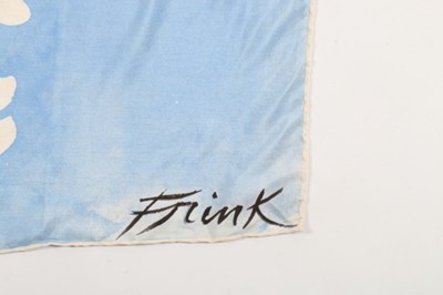 Lot 108 - Elisabeth Frink 'Snowy Owl' printed silk scarf,...