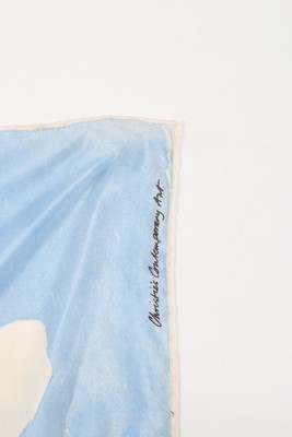 Lot 108 - Elisabeth Frink 'Snowy Owl' printed silk scarf,...