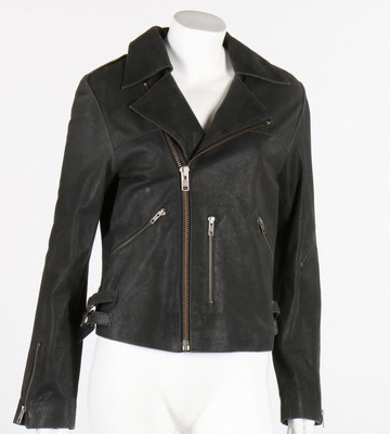 Lot 131 - A Belstaff black leather jacket, modern,