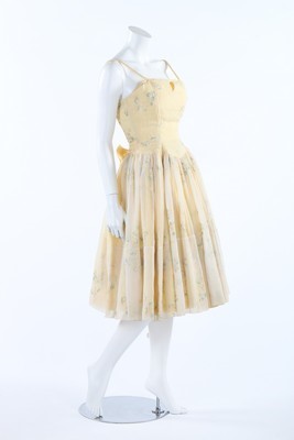 Lot 152 - Five prom dresses, 1950s-early 1960s, in...