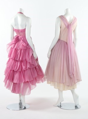 Lot 152 - Five prom dresses, 1950s-early 1960s, in...