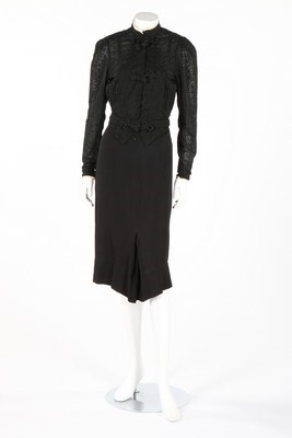 Lot 163 - An 'Adaptation of Schiaparelli' black...