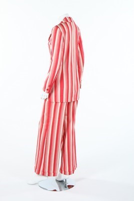 Lot 175 - A Mary Quant Ginger Group striped woven cotton...
