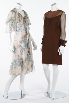 Lot 209 - Four chiffon evening ensembles originally...