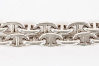 Lot 156 - An Hermès 'Farandole' sterling silver necklace,...