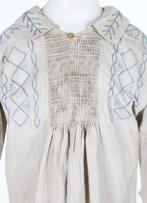 Lot 160 - A farmer's smock, West Country, early 1900s,...