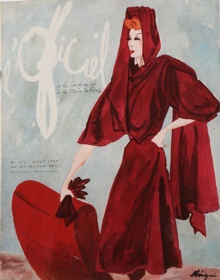 Lot 231 - L'Officiel magazine, 21 issues from 1940-1978,...