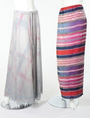 Lot 375 - A Georgio Armani beaded and embroidered...