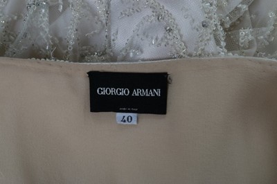 Lot 375 - A Georgio Armani beaded and embroidered...