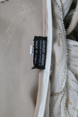 Lot 375 - A Georgio Armani beaded and embroidered...