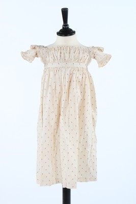 Lot 412 - Baby and infant dresses, 1820s-30s, six,...