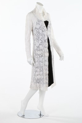 Lot 429 - A good Irish crochet coat, circa 1924, with...