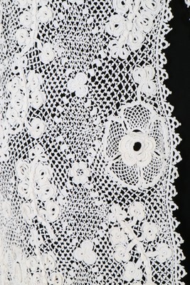 Lot 429 - A good Irish crochet coat, circa 1924, with...
